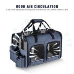 Foldable Double Pet Carrier for Cats and Dogs