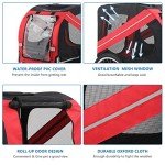 PEXMOR Folding Dog Bike Trailer with 3 Entrances