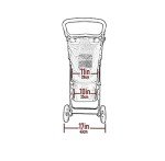 Easy Fold No-Zip Pet Stroller for Dogs/Cats