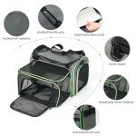 Expandable Soft-Sided Cat and Small Dog Carrier