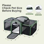 Expandable Soft-Sided Cat and Small Dog Carrier
