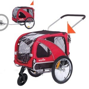 Pet Bicycle Trailer & Stroller for Small Dogs