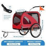 Pet Bicycle Trailer & Stroller for Small Dogs
