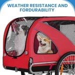 Pet Bicycle Trailer & Stroller for Small Dogs