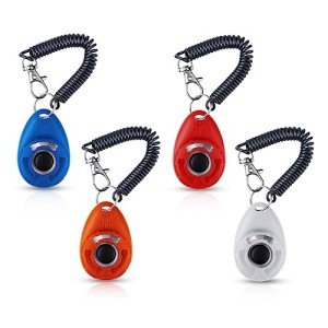 Pet Training Clicker Set with Treat Pouch