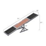 Onelike Wooden Dog Agility Seesaw for Training
