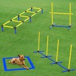 4-in-1 Dog Agility Training Equipment Set