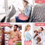 Adjustable Dog Carrier Sling with Hard Bottom Support