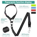 Adjustable Dog Car Seat Belt – 2 Pack
