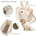 Beige Small Dog Carrier Bag for Fashionable Owners