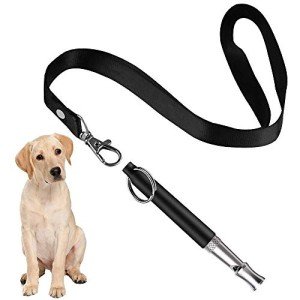 Adjustable Dog Whistle for Bark Control + Lanyard
