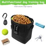 Magnetic Dog Treat Pouch with Clicker & Dispenser