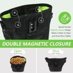 Magnetic Dog Treat Pouch with Clicker & Dispenser