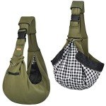 Hands-Free Reversible Pet Sling Carrier - Green