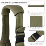 Hands-Free Reversible Pet Sling Carrier - Green