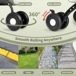 Double Pet Stroller for Dogs and Cats - Green