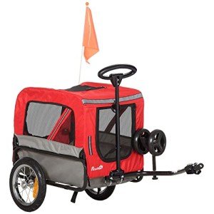 2-in-1 Pet Bike Trailer for Small Dogs