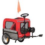 2-in-1 Pet Bike Trailer for Small Dogs