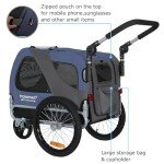 DoggyHut® 2-in-1 Dog Bike Trailer & Stroller