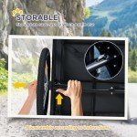 Dog Bike Trailer for Medium Dogs with Suspension