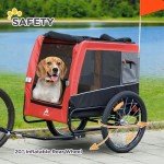 Dog Bike Trailer for Medium Dogs with Suspension
