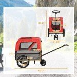 2-in-1 Pet Bike Trailer for Small Dogs