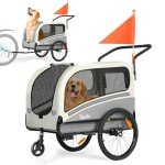 Dog Bike Trailer & Stroller for Easy Travel