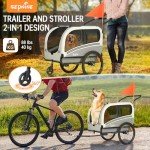 Dog Bike Trailer & Stroller for Easy Travel