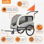 Dog Bike Trailer & Stroller for Easy Travel