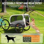Dog Bike Trailer & Stroller for Easy Travel