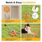 Tivray Heavy Duty 360° Dog Tie Out Stake