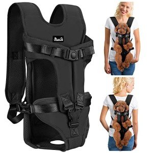 Lukovee Easy-Fit Dog Backpack Carrier for Hiking