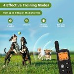 Htcuto 2-Dog Wireless Electric Fence System