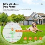 Wireless Electric Dog Fence, Adjustable & Waterproof