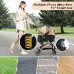 Coziwow 3-in-1 Foldable Pet Stroller for Dogs