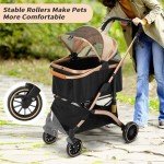 Coziwow 3-in-1 Foldable Pet Stroller for Dogs