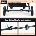 Coziwow 3-in-1 Foldable Pet Stroller for Dogs