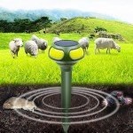 Solar Ultrasonic Mole and Snake Repellent – 2 Pack