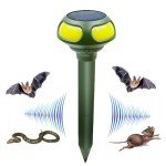 Solar Ultrasonic Mole and Snake Repellent – 2 Pack