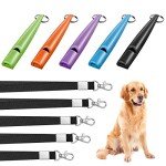 5 Pack Dog Whistles for Training and Recall