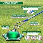 Dog Tie Out Cable and Stake with 360° Swivel