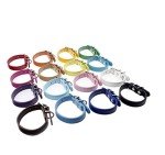 Adjustable Leather Puppy Collar Set - 12 or 16 Pack