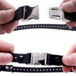 Adjustable Waterproof Bungee Dog Collar - Black