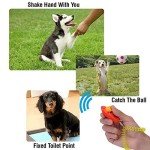 10-Pack Colorful Pet Training Clickers with Straps