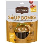 Turkey & Rice Soup Bones Dog Treats - 11 Count