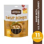 Turkey & Rice Soup Bones Dog Treats - 11 Count
