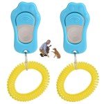 Sky Blue Dog Training Clicker – 2 Pack Set