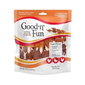Triple Flavor Chews Kabobs for Dogs - 18 Count