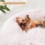 Cozy Donut Cuddler Pet Bed - Light Pink