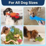 Plush Dog Squeaky Toys - Ocean Animal Set